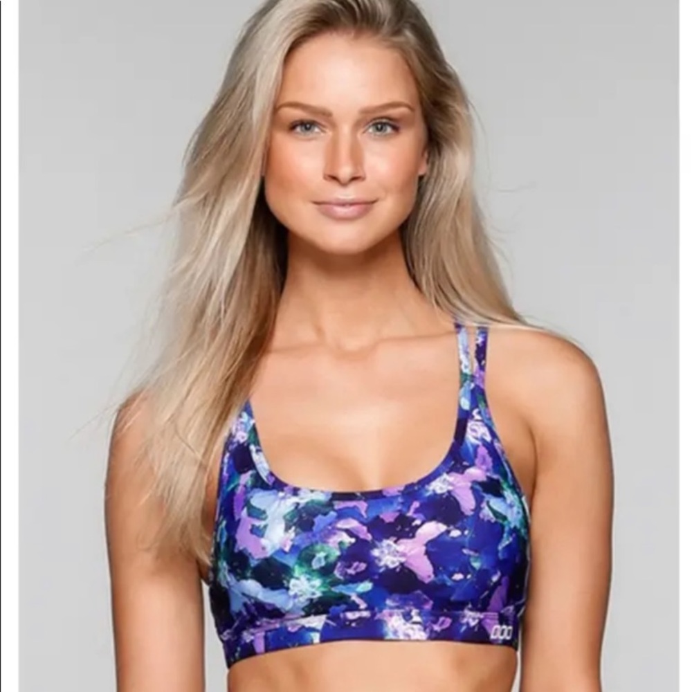 Lorna Jane floral sports bra M